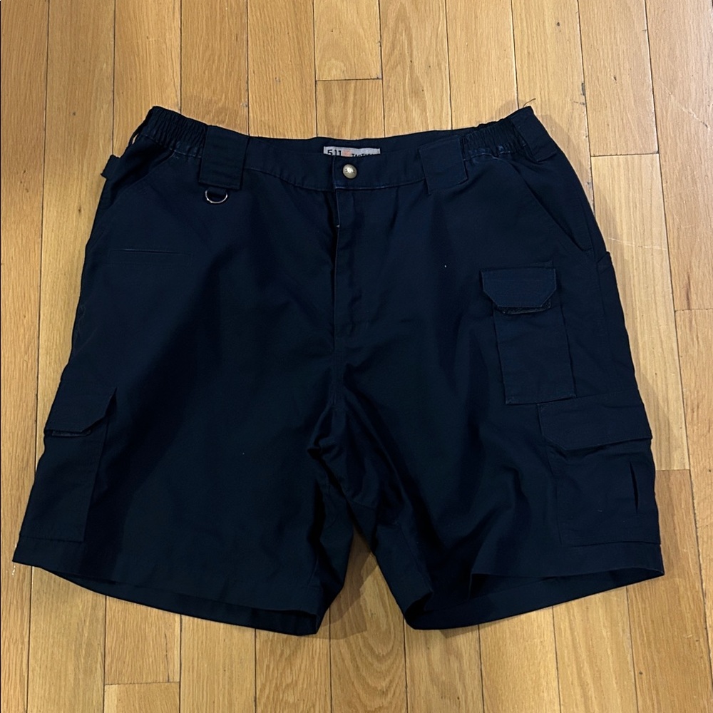 511 Tactical Taclite Pro 9.5” Ripstop Shorts Mens Navy Blue Size 38